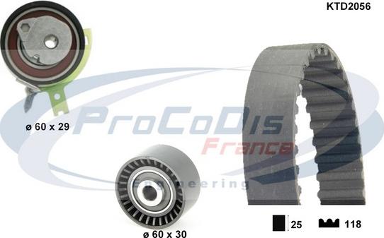 Procodis France KTD2056 - Kit de distribution cwaw.fr