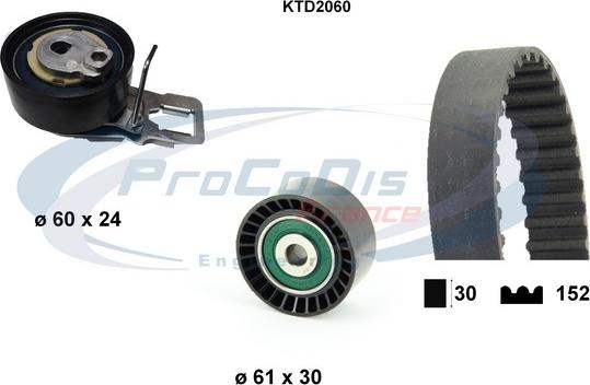 Procodis France KTD2060 - Kit de distribution cwaw.fr