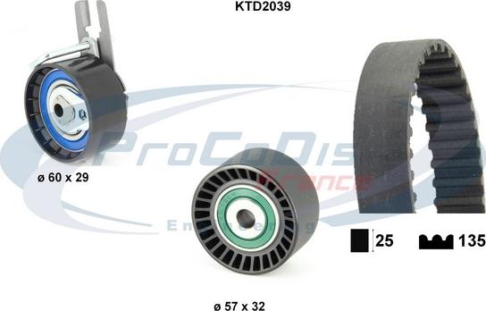 Procodis France KTD2039 - Kit de distribution cwaw.fr