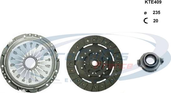 Procodis France KTE409 - Kit d'embrayage cwaw.fr