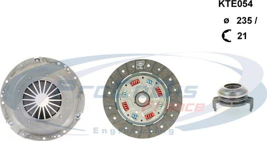 Procodis France KTE054 - Kit d'embrayage cwaw.fr