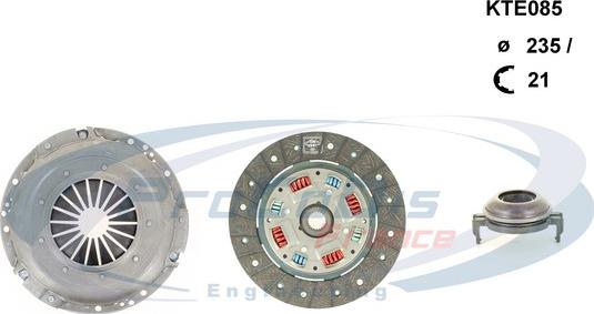 Procodis France KTE085 - Kit d'embrayage cwaw.fr