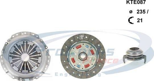 Procodis France KTE087 - Kit d'embrayage cwaw.fr