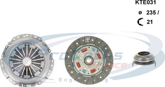 Procodis France KTE031 - Kit d'embrayage cwaw.fr