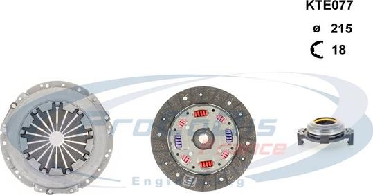 Procodis France KTE077 - Kit d'embrayage cwaw.fr