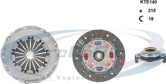 Procodis France KTE140 - Kit d'embrayage cwaw.fr