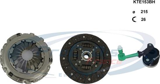 Procodis France KTE153BH - Kit d'embrayage cwaw.fr