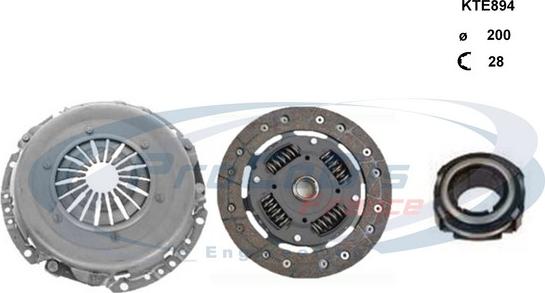 Procodis France KTE894 - Kit d'embrayage cwaw.fr