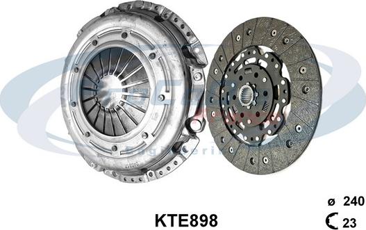 Procodis France KTE898 - Kit d'embrayage cwaw.fr