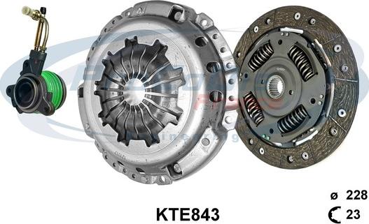 Procodis France KTE843 - Kit d'embrayage cwaw.fr