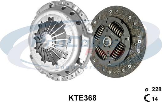 Procodis France KTE368 - Kit d'embrayage cwaw.fr