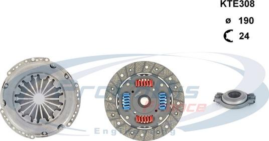 Procodis France KTE308 - Kit d'embrayage cwaw.fr