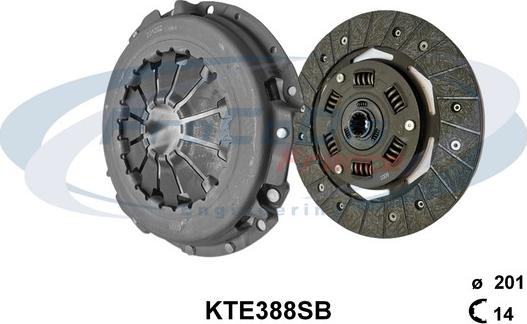 Procodis France KTE388 - Kit d'embrayage cwaw.fr