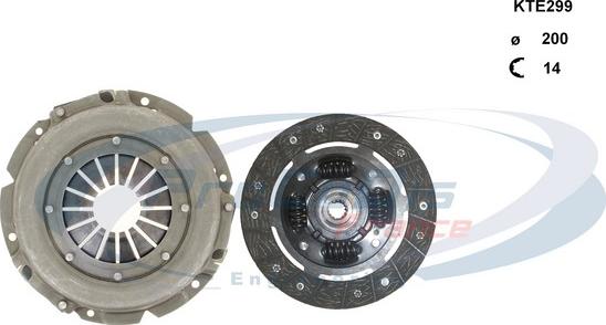 Procodis France KTE299 - Kit d'embrayage cwaw.fr