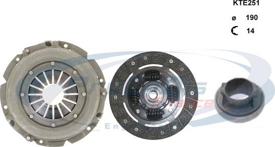 Procodis France KTE251 - Kit d'embrayage cwaw.fr