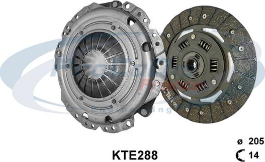 Procodis France KTE288 - Kit d'embrayage cwaw.fr