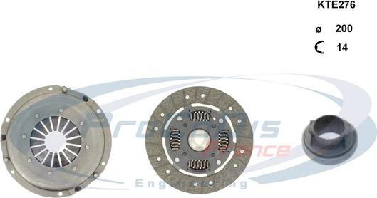 Procodis France KTE276 - Kit d'embrayage cwaw.fr