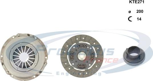 Procodis France KTE271 - Kit d'embrayage cwaw.fr