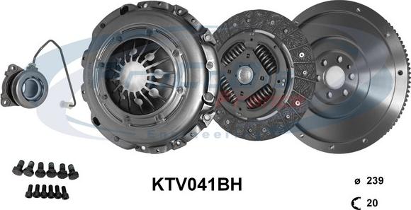 Procodis France KTV041BH - Kit d'embrayage cwaw.fr