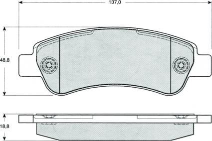 Procodis France PF1441 - Kit de plaquettes de frein, frein à disque cwaw.fr