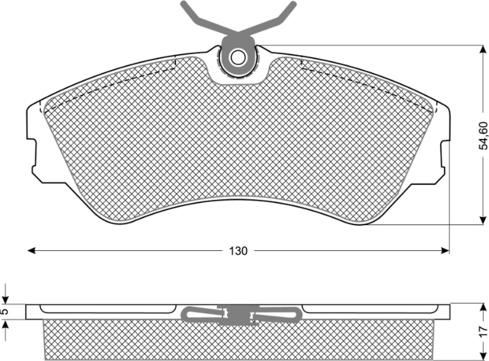 Procodis France PF10651 - Kit de plaquettes de frein, frein à disque cwaw.fr