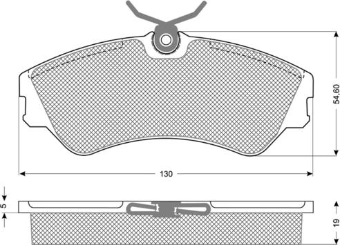 Procodis France PF1065 - Kit de plaquettes de frein, frein à disque cwaw.fr