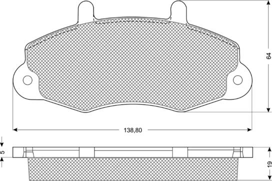 Procodis France PF1066 - Kit de plaquettes de frein, frein à disque cwaw.fr