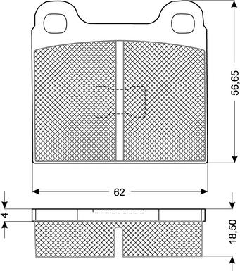 Procodis France PF10161 - Kit de plaquettes de frein, frein à disque cwaw.fr