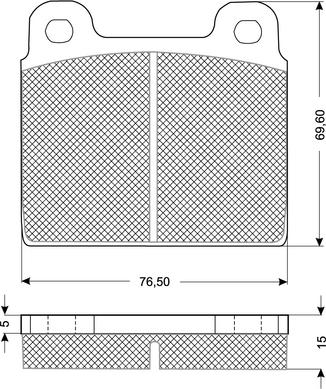 Procodis France PF1018 - Kit de plaquettes de frein, frein à disque cwaw.fr