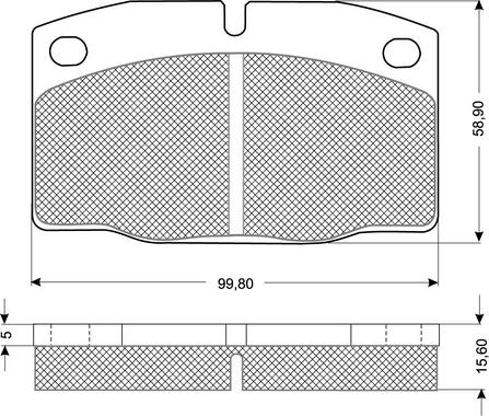 Procodis France PF1013 - Kit de plaquettes de frein, frein à disque cwaw.fr