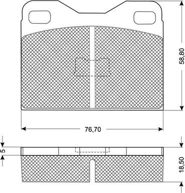 Procodis France PF1012 - Kit de plaquettes de frein, frein à disque cwaw.fr