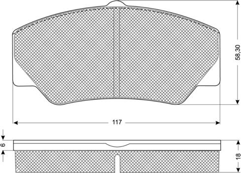 Procodis France PF1030 - Kit de plaquettes de frein, frein à disque cwaw.fr