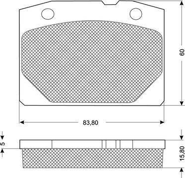 Procodis France PF1031 - Kit de plaquettes de frein, frein à disque cwaw.fr