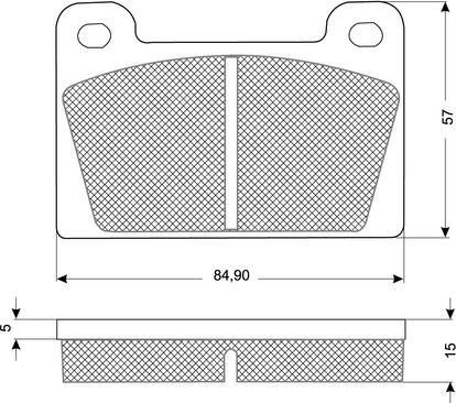 Procodis France PF1026 - Kit de plaquettes de frein, frein à disque cwaw.fr