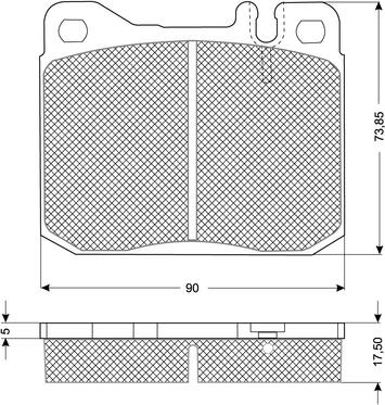 Procodis France PF10222 - Kit de plaquettes de frein, frein à disque cwaw.fr