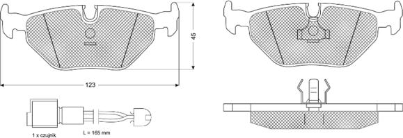 Procodis France PF10701 - Kit de plaquettes de frein, frein à disque cwaw.fr