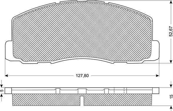 Procodis France PF1141 - Kit de plaquettes de frein, frein à disque cwaw.fr