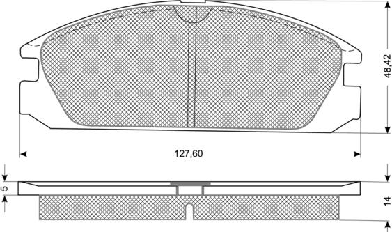 Spidan 0.081277 - Kit de plaquettes de frein, frein à disque cwaw.fr