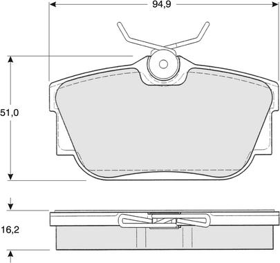 Procodis France PF1390 - Kit de plaquettes de frein, frein à disque cwaw.fr