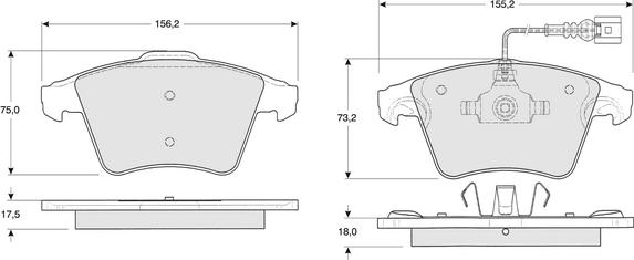 Procodis France PF13931 - Kit de plaquettes de frein, frein à disque cwaw.fr