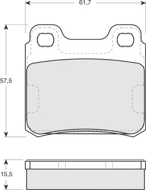 Procodis France PF1349 - Kit de plaquettes de frein, frein à disque cwaw.fr