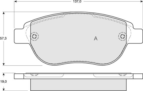 HELLA 530032766 - Kit de plaquettes de frein, frein à disque cwaw.fr