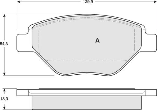 Procodis France PF1353 - Kit de plaquettes de frein, frein à disque cwaw.fr