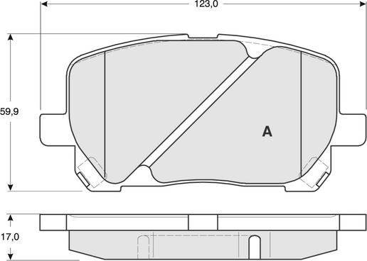 Procodis France PF1367 - Kit de plaquettes de frein, frein à disque cwaw.fr