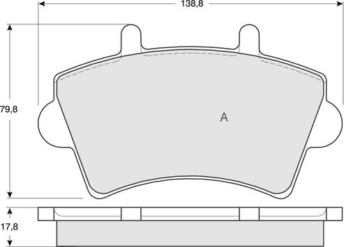 Procodis France PF1302 - Kit de plaquettes de frein, frein à disque cwaw.fr