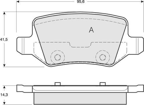 Procodis France PF1290 - Kit de plaquettes de frein, frein à disque cwaw.fr