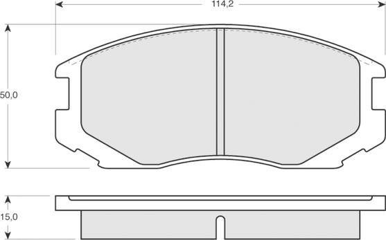 Procodis France PF1291 - Kit de plaquettes de frein, frein à disque cwaw.fr