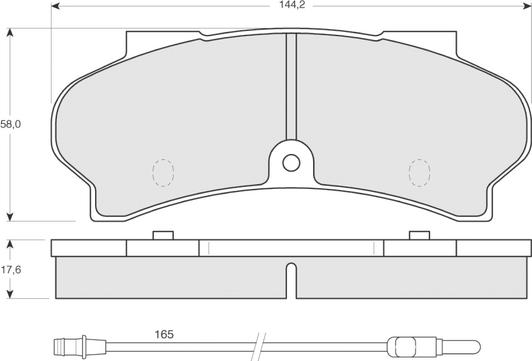 Procodis France PF1240 - Kit de plaquettes de frein, frein à disque cwaw.fr