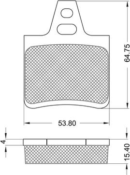 Procodis France PF1206 - Kit de plaquettes de frein, frein à disque cwaw.fr