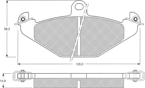 Procodis France PF1237 - Kit de plaquettes de frein, frein à disque cwaw.fr